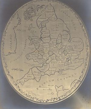 Map from Sherlock Holmes' study